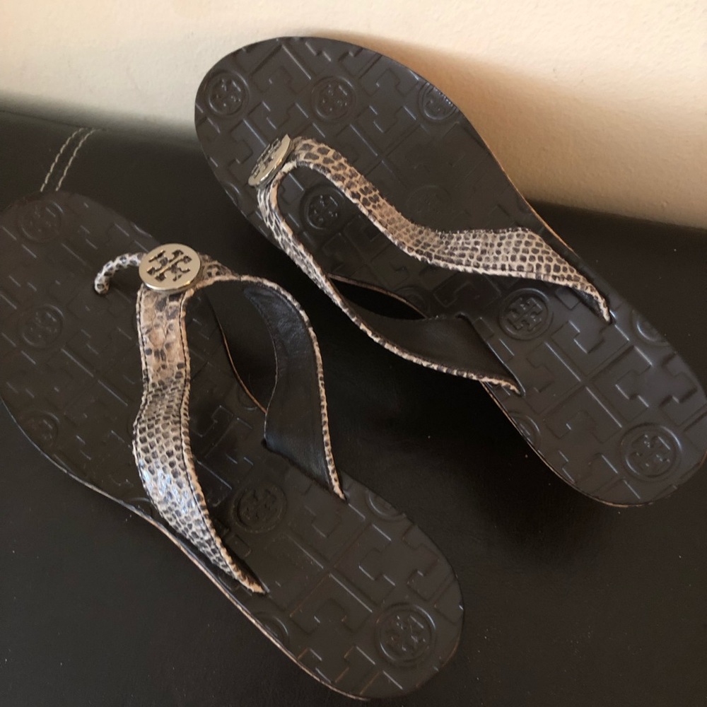 Tory Burch Wedge Sandals Size 6M